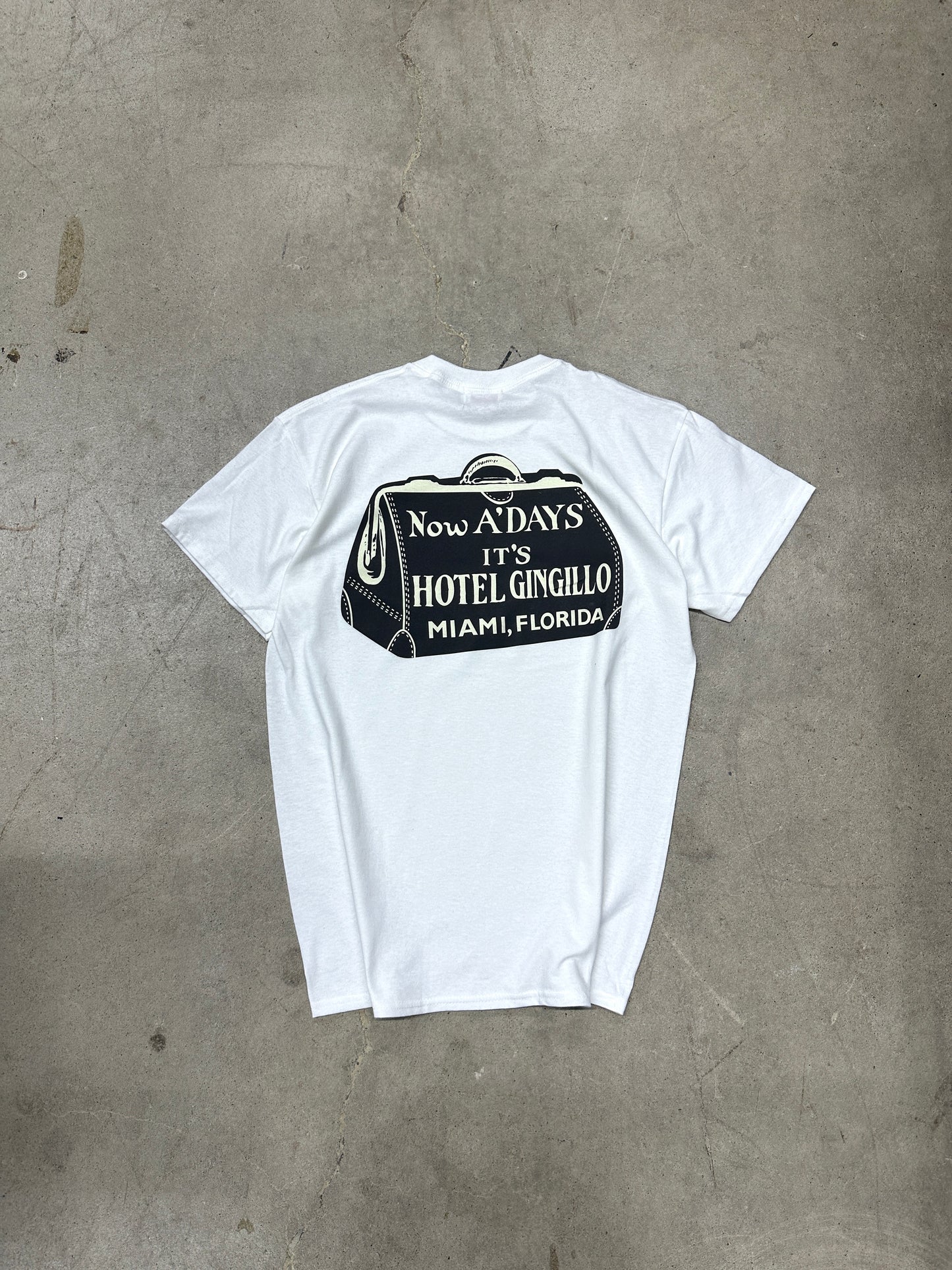 Gingillo South Beach Hotel T-Shirt - White