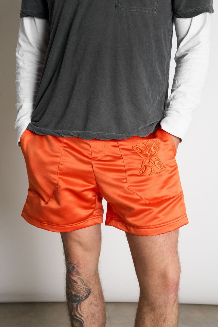 Gingillo Capri Shorts - Orange