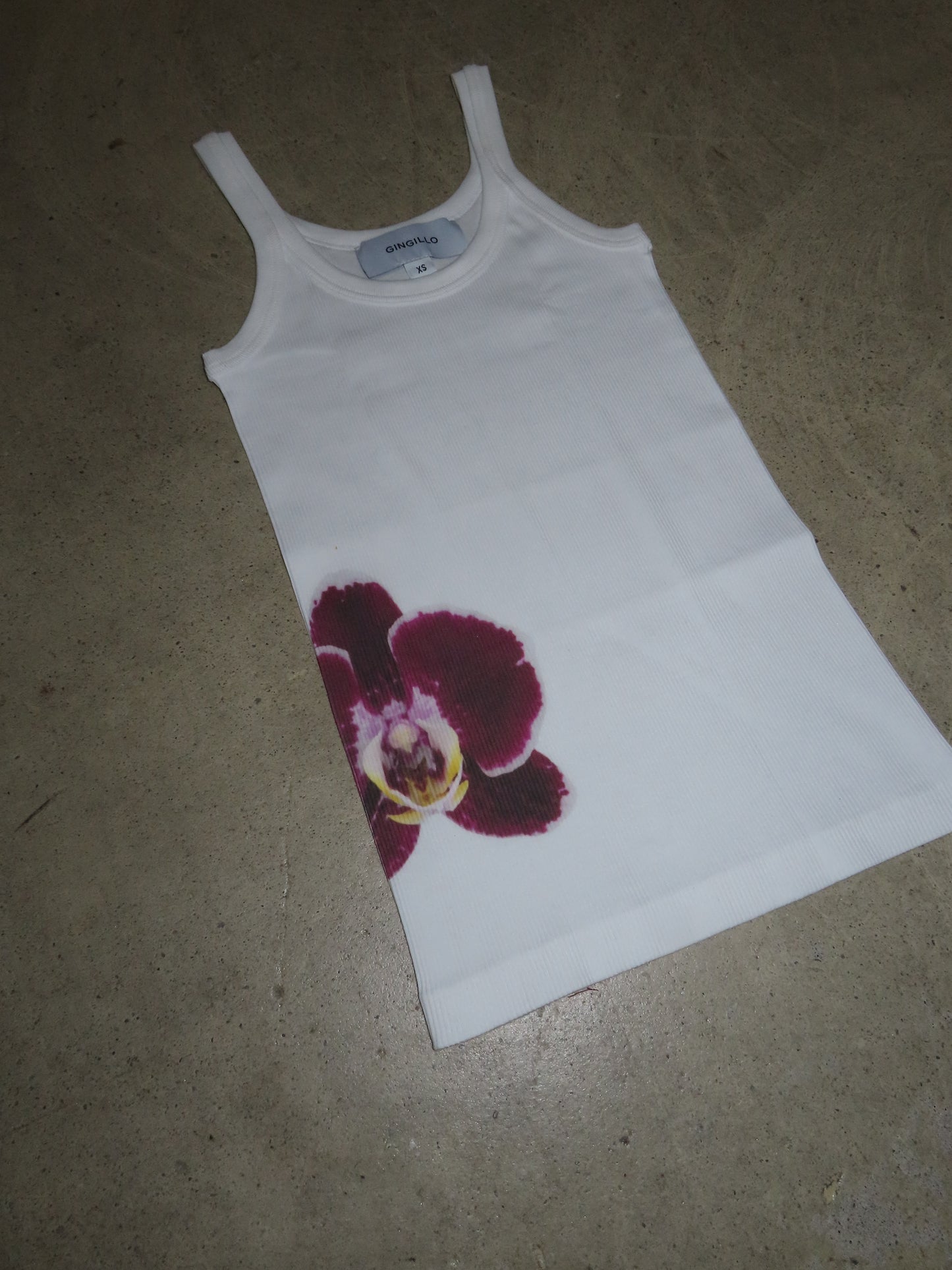 Gingillo Orchid Women's Tank Top - White/Purple