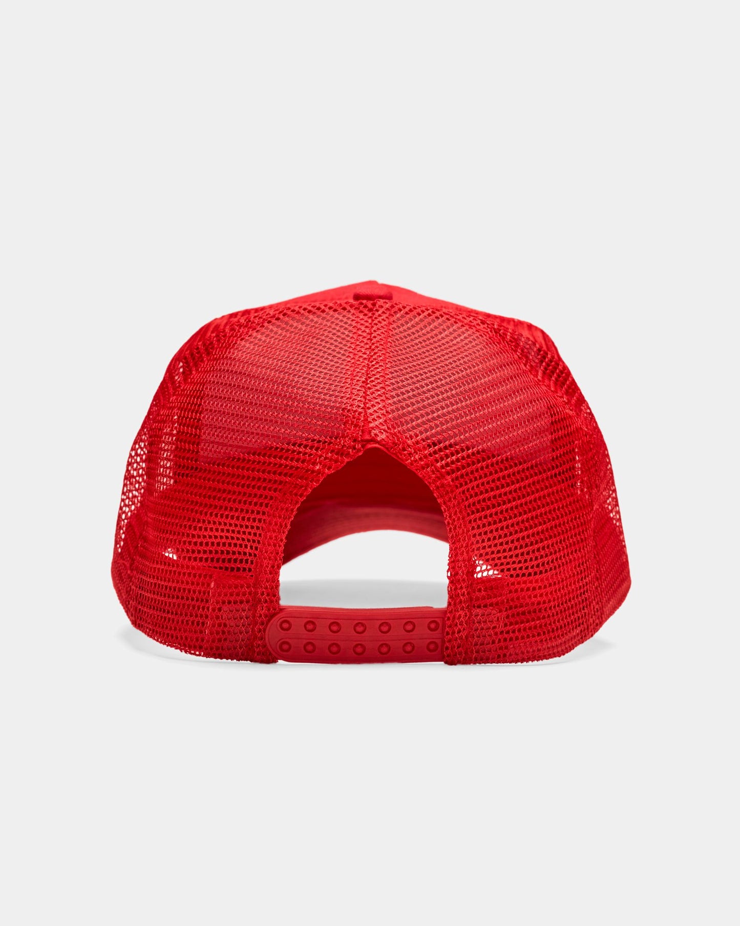 Parisian Mesh Back Trucker Cap - Red