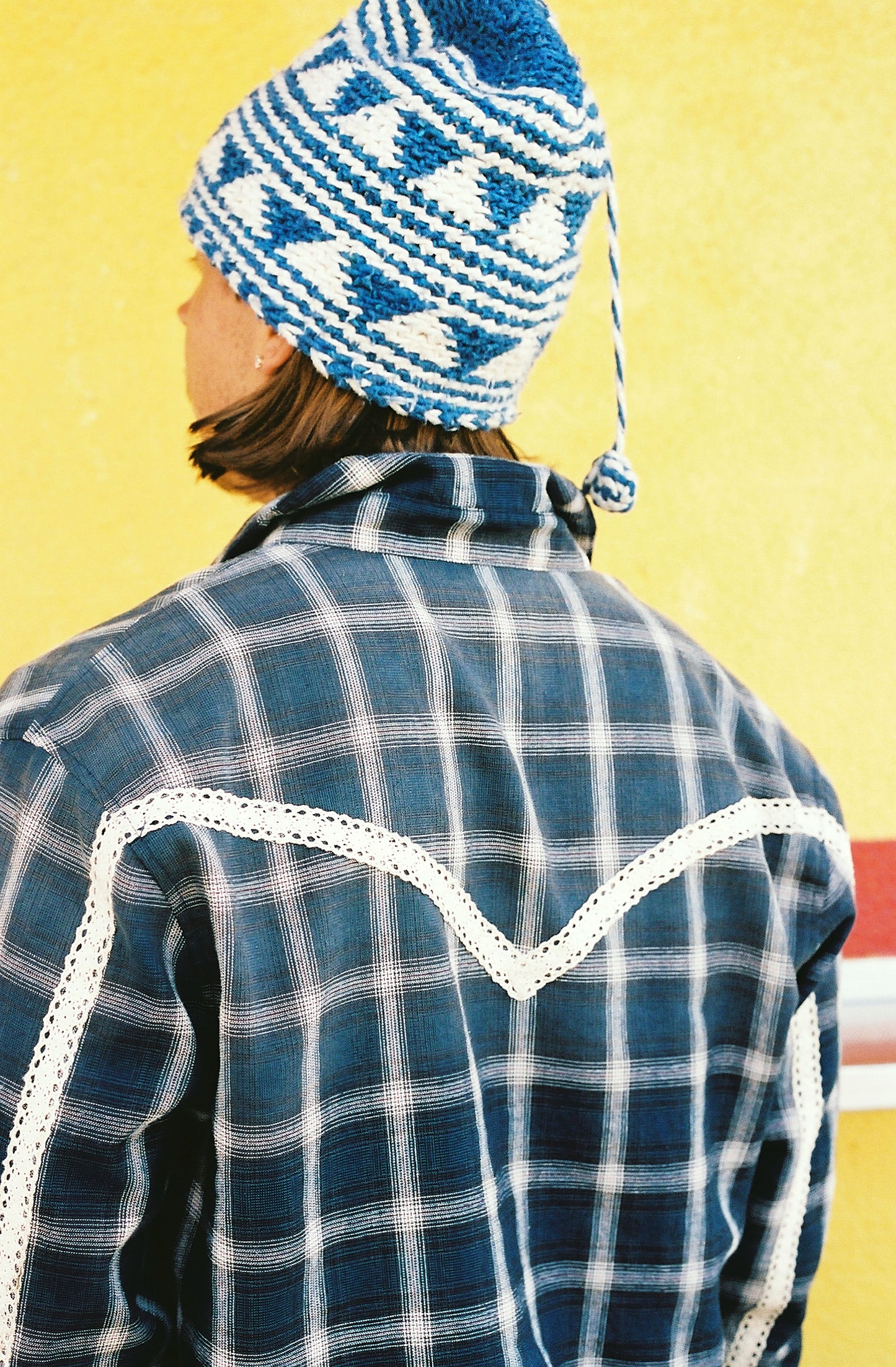 Gingillo Vaquero Plaid Button-Up Shirt - Navy
