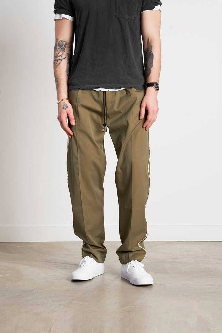 Gingillo Relaxed Pleat Trouser - Green