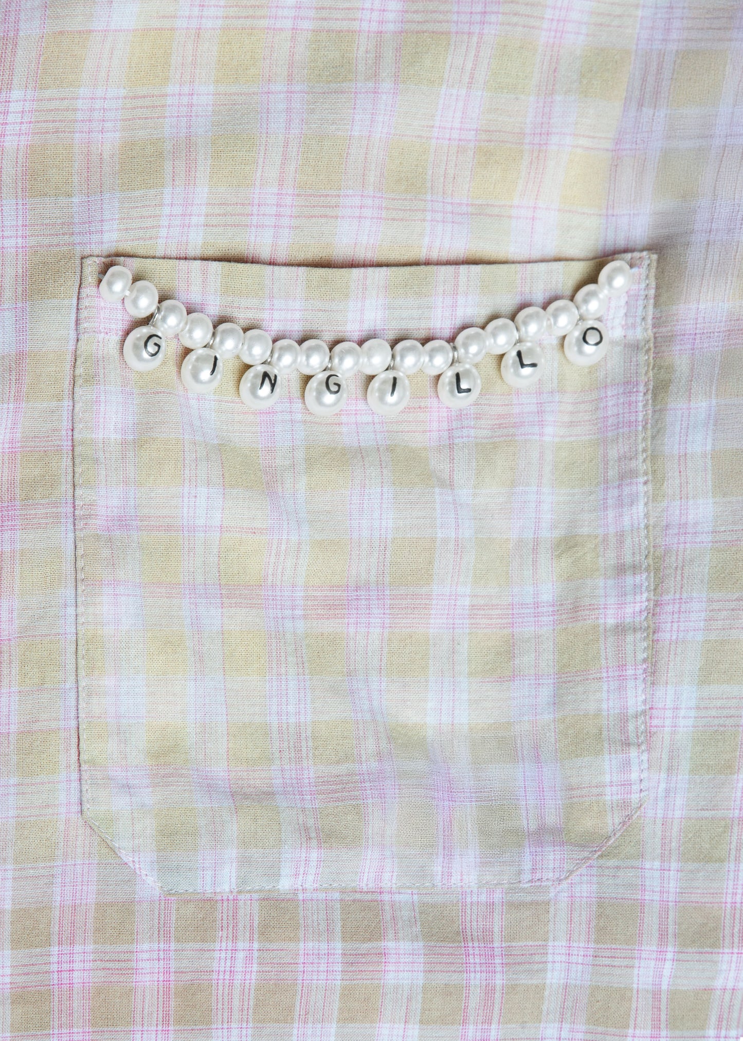 Gingillo Vaquero Plaid Button-Up Shirt - Tan