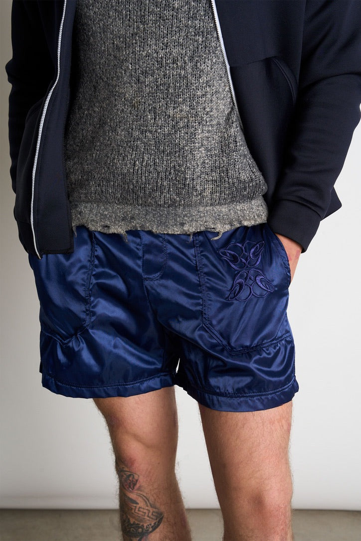 Gingillo Capri Shorts - Navy