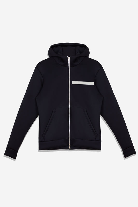 Gingillo Plongeur Zip-Up Hoodie - Navy