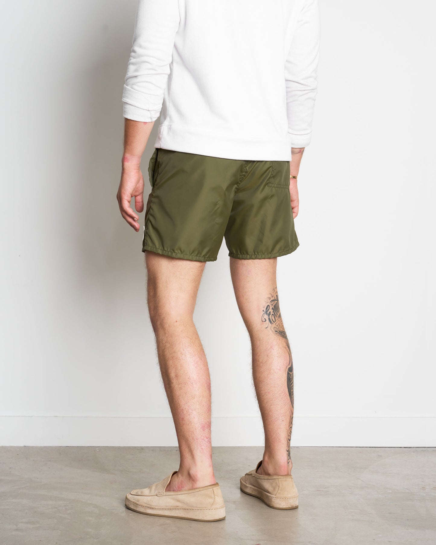 Gingillo Swim Trunks - Olive Green