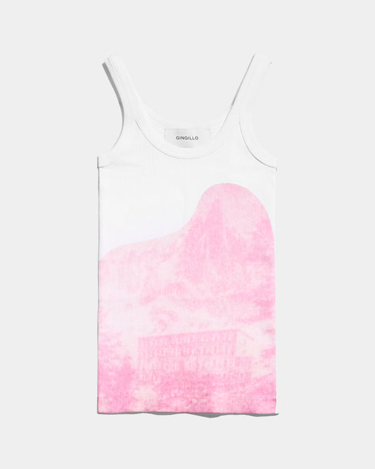 Gingillo Bolzano Women's Tank Top - White/Pink