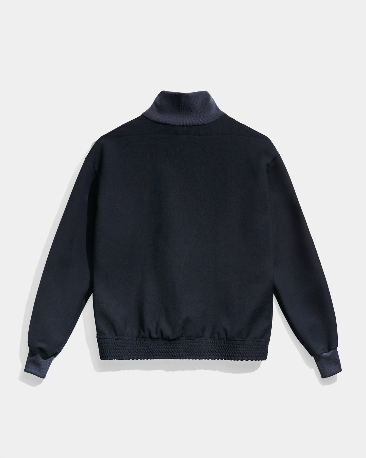 Gingillo Two Way Zip-Up Sweater - Navy