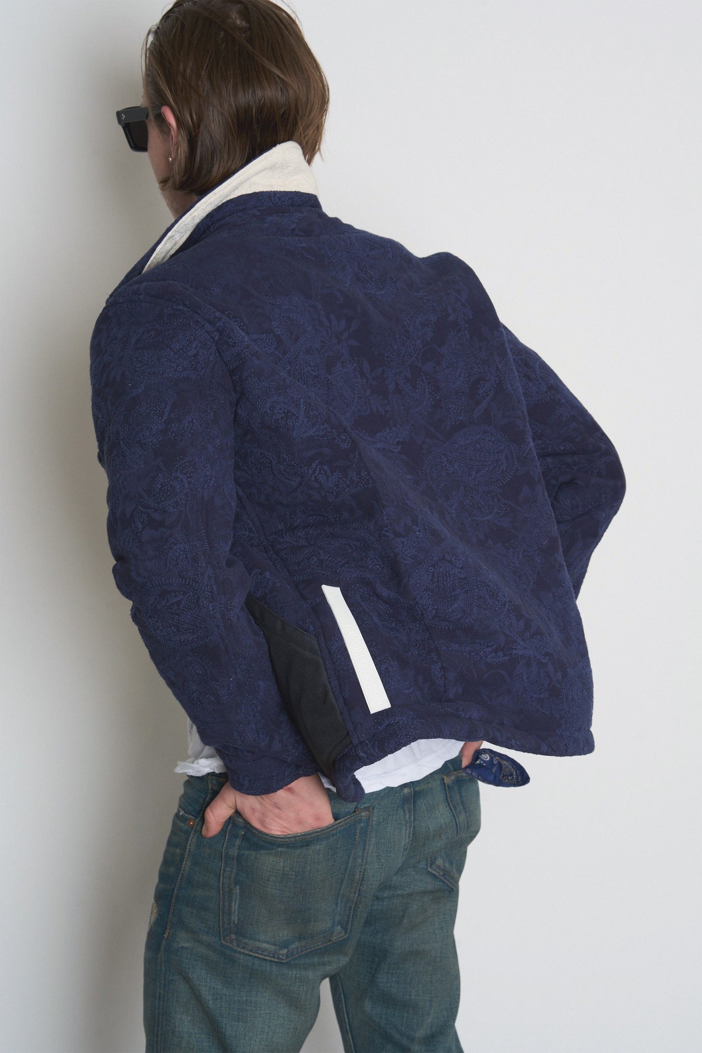 Gingillo Paisley Surf Jacket - indigo blue