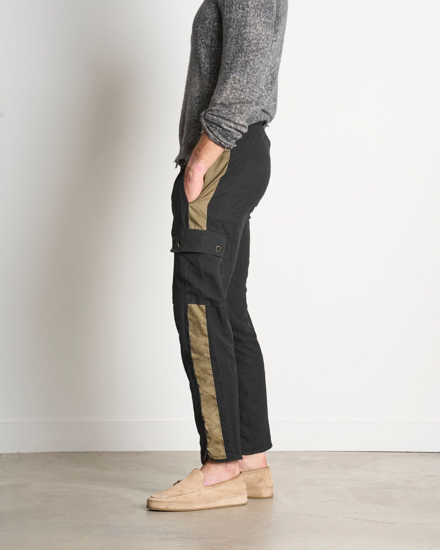 Gingillo Gibraltar Cargo Trouser - Black