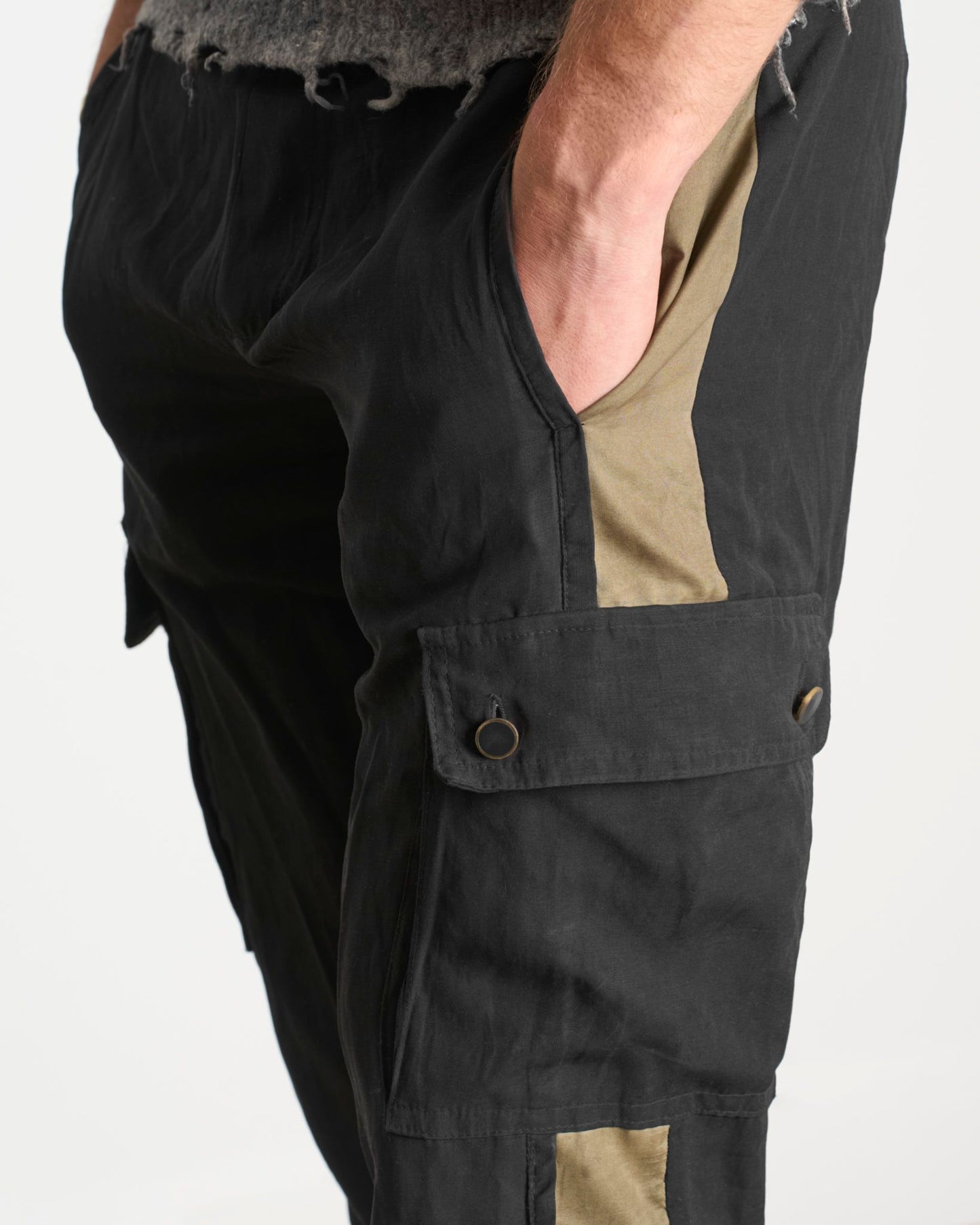 Gingillo Gibraltar Cargo Trouser - Black