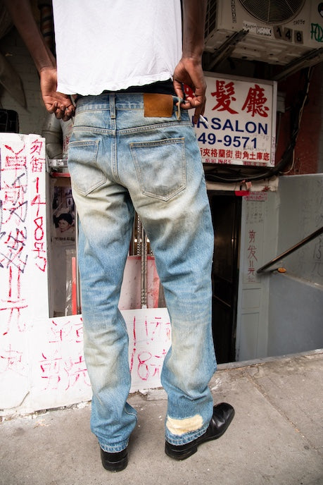 Gingillo 14.5 Oz Distressed Denim