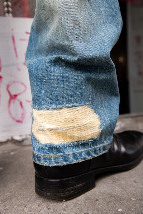 Gingillo 14.5 Oz Distressed Denim