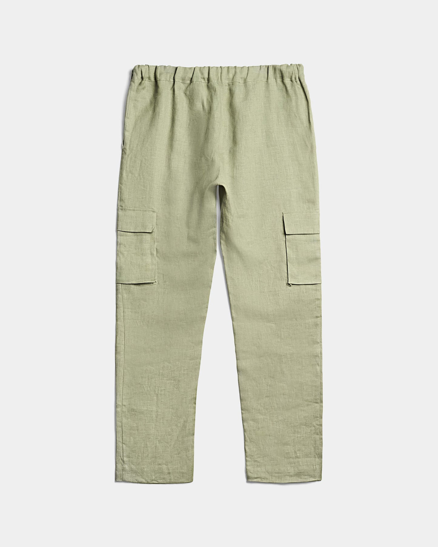 Gingillo Linen Cargo Pant - Green