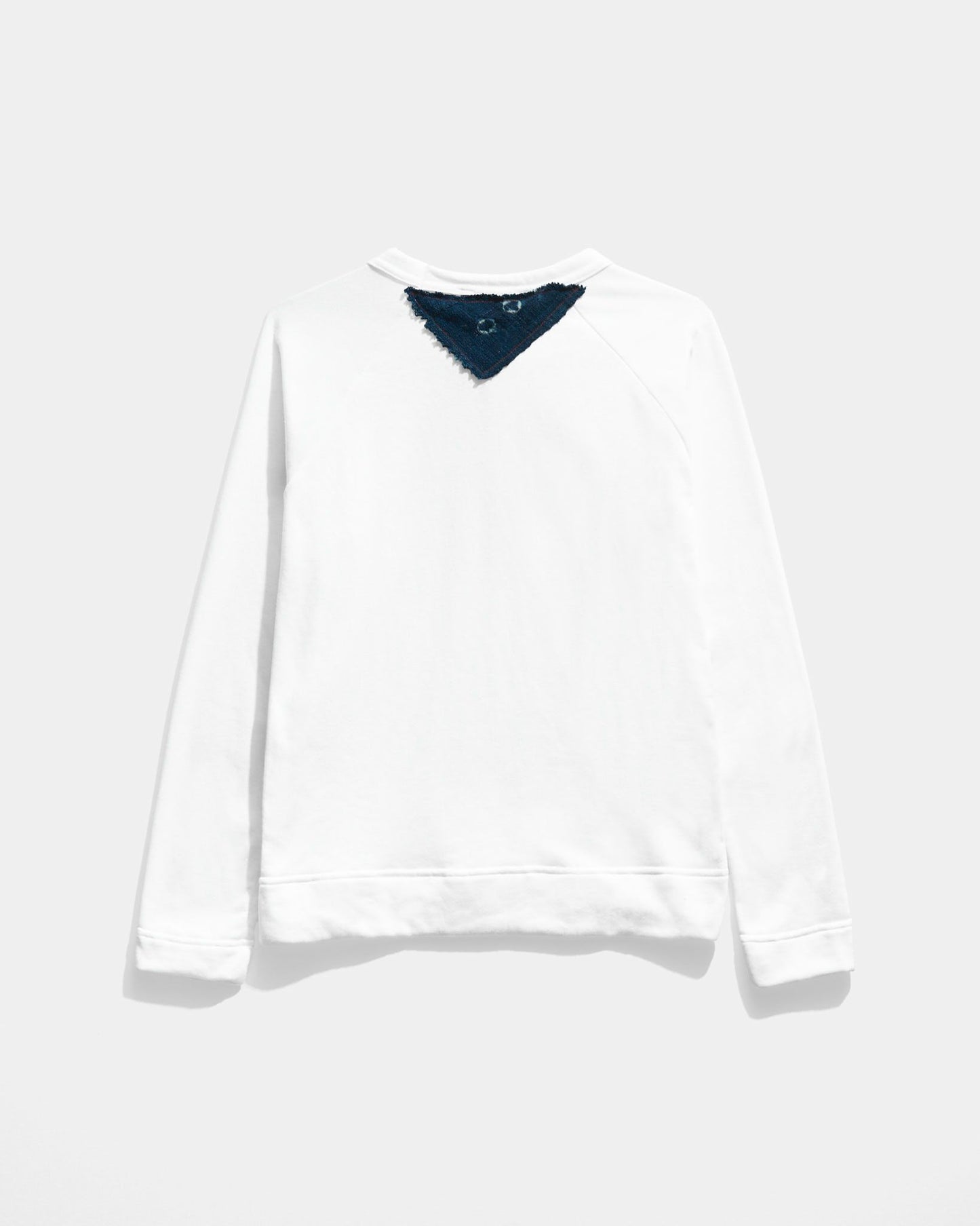 Gingillo French Terry Raglan Crewneck - White